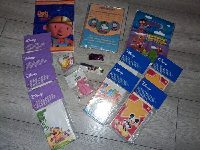 Joblot Big Party Bundle - Brand New Invitations, Balloons, Loot Bags, Etc - RRP - 40+