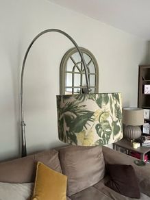 Arc floor lamp Chrome