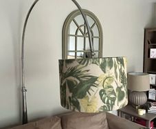 Arc floor lamp Chrome