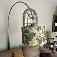 Arc floor lamp Chrome
