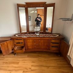 Dressing table set 1970s imported from Detroit.