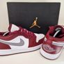 Nike Air Jordan 1 Low - White Bordeaux Image 4