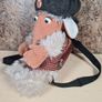 Vintage Wombles Lungo Backpack Teddy Soft Toy Collectible Bluebird Character Concepts 1998 Image 5