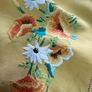 Stunning Hand Embroidered Table Cloth Image 6