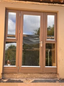 door with windows