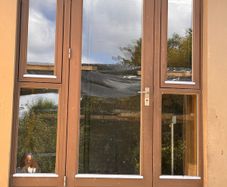 door with windows