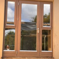 door with windows