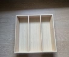 IKEA UPPDATERA Cutlery Tray Bamboo 32x31 cm