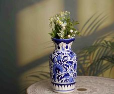 Handmade and Hand Painted Ceramic Flower Vase | Warehouse Clearance | Massive Discount | Bargain price