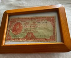 Framed Deich Scillinge Note