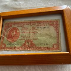 Framed Deich Scillinge Note