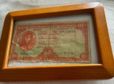 Framed Deich Scillinge Note