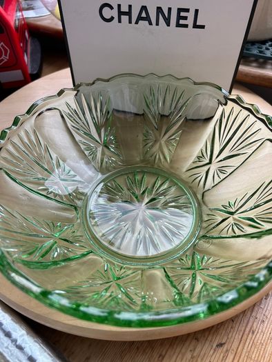 Vintage Green Bowl