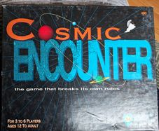 Vintage Cosmic Encounter Base Game And More Cosmic Encounter Expansion Bundle - Mayfair Games 1991 - 1992