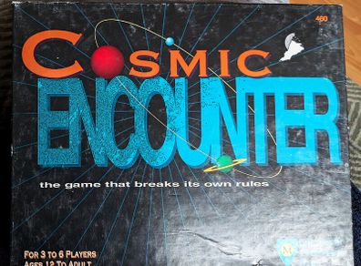 Vintage Cosmic Encounter Base Game And More Cosmic Encounter Expansion Bundle - Mayfair Games 1991 - 1992