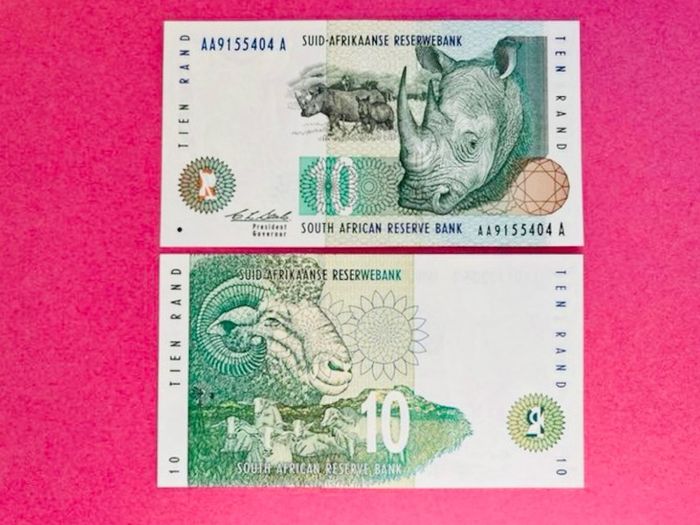 South Africa  10 Rand  1993. Pick 123a  ( Uncirculated )