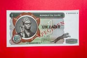 Zaire. 1 Zaire  1972  ( Specimen ) C0000000A  19AS   ( Uncirculated)