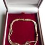 Vintage 9K Yellow Gold 375 Double Rope Bracelet 8" -  6,9g Image 2