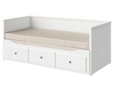 IKEA HEMNES Day-bed frame with z mattresses with 2 mattresses