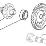 Diff Gears and Case (Alfa Romeo GTV 166) Image 2