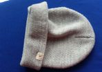 Age 6 Years & Upwards - A Lovely Winter Hat - Grey with Silver Detail - E