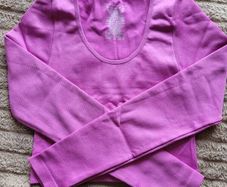 Primark Purple Long Sleeve Crop Top