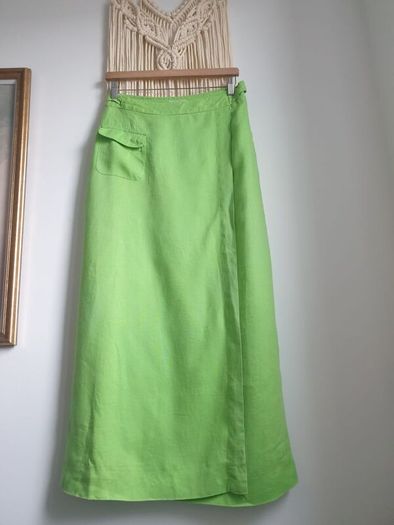Esprit Linen Skirt Size Uk 12