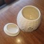 beleek basket weave & shamrock sugar bowl/ jam pot Image 4