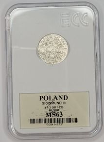 Poland, Polker, Poltorak 1623,  Sigismund III Vasa Silver coin
