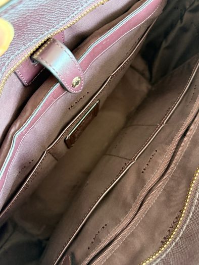 Coach bag burgundy