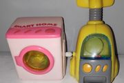 Vintage Smart Home appliances Wind Up toys washing machine &amp; vacuum cleaner