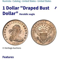 Coin- US Dollar 1800- Replica
