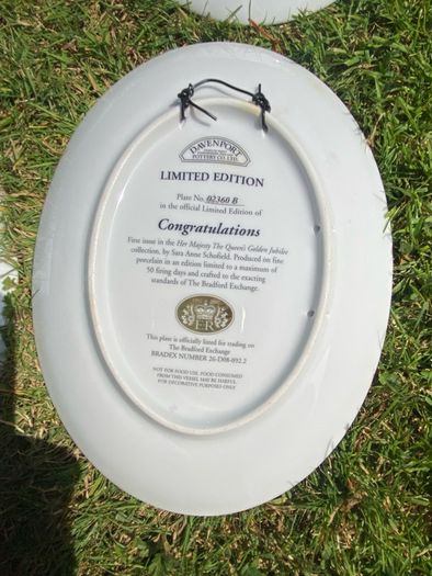 Davenport Ltd Edition Royal Rose Plates