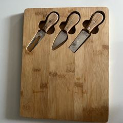 cheese board and knife set