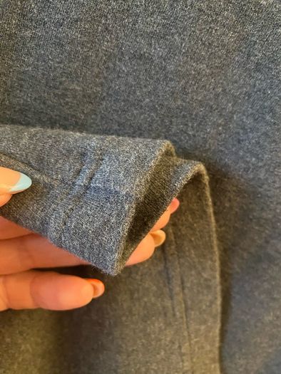 Dunnes grey pinafore (as new) age 11-12