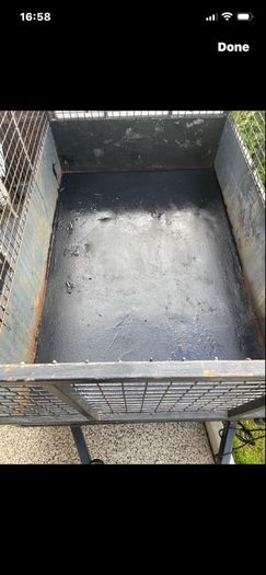 Solid steel 6x4 trailer in perfect condition