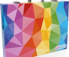 122 Assorted Art Pieces & Carry Case - Kids Colouring Sets - Colouring Pencils, Felt Tips Pens, Wax Crayons - Arts and Craft Sets For Children (FREE POSTAGE)