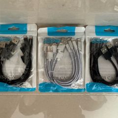 Short Lightning Charging Cables (5 Pack)x3