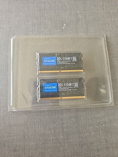 Crucial 32gb (2 X 16gb) Ddr5-4800 Sodimm | Ct16g48c40s5