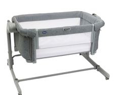 Nearly New Chicco Next2Me Co-Sleeper crib + Mattress & Travel Bag