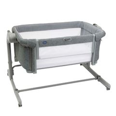 Nearly New Chicco Next2Me Co-Sleeper crib + Mattress & Travel Bag