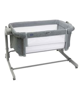 Nearly New Chicco Next2Me Co-Sleeper crib + Mattress & Travel Bag