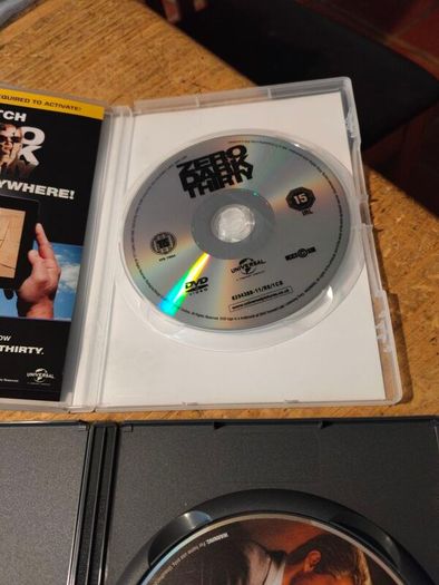 2 Dvds, Zero Dark Thirty, collateral.