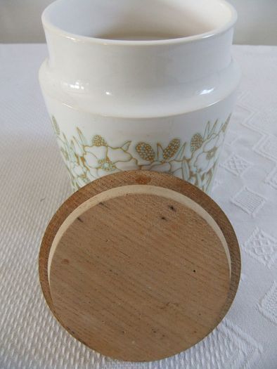 Hornsea Fleur Pattern Coffee Jar / Caddy
