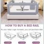 Bed guard rails baby toddler Superking 200cm Image 5