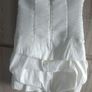 Daisy mini dress  puff style with crystals aplication size 6-8 Image 6