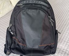 Everki Premium Black & Orange Laptop Backpack Travel Rucksack