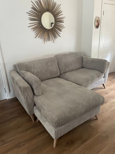 Benji DFS 3 seater L shaped couch