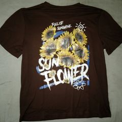 Sunflower T-shirt for Him XL  Full Off Sunshine Sunflowers