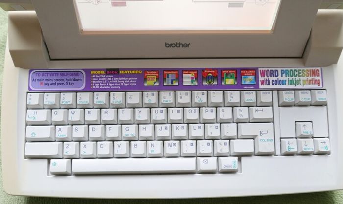 Brother Lw-840 Ic Word Processor With Disc Drive